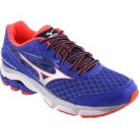 mizuno wave inspire 12 women dazzling bluesilverfiery coral