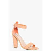 Mid Cylinder Heel Two Parts - peach