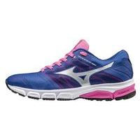 Mizuno Synchro MD 2 Running Shoes - Womens - Mazarine Blue/Silver/Neon