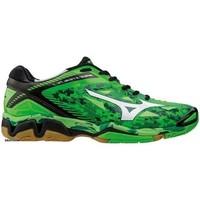 mizuno wave stealth 3 mens sports trainers shoes in green