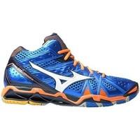 Mizuno Wave Tornado 9 Mid men\'s Shoes (High-top Trainers) in Blue