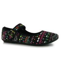 Miss Fiori Canvas Mary Jane Ladies Shoes