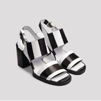 Miista SS17 Cora Black White Heels