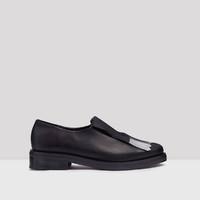 Miista Shantel Black Silver Brogues