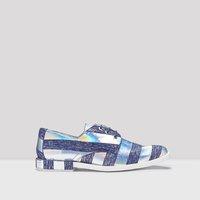 mid season sale ss17 adelaide denim iridescent flats brogues