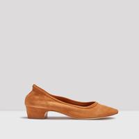 miista ss17 kila tan suede heels