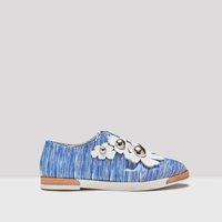 Miista SS17 Blanche Cornflower Slip-Ons Flats