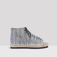 Mid-Season Sale SS17 Imogen Black Stripe Sandals