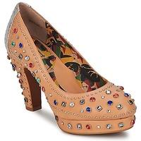 Miss L\'Fire SHOWGIRL women\'s Court Shoes in BEIGE