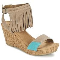 minnetonka poppy womens sandals in brown