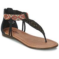 minnetonka antigua womens sandals in black