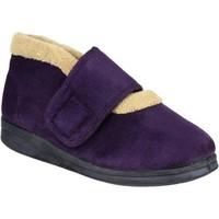 mirak jeane bootee womens slippers in purple