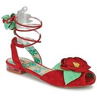 Miss L\'Fire ROSETTA women\'s Sandals in red