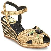 Miss L\'Fire RENEE women\'s Sandals in gold