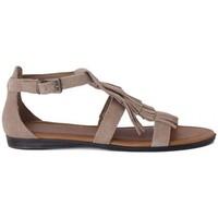 minnetonka maui taupe womens sandals in multicolour