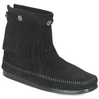 Minnetonka HI TOP BACK ZIP BOOT women\'s Mid Boots in black