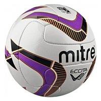 Mitre Eccita V12 Football - Size 5 - White/Purple/Orange