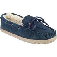 mirak taw suede slippers womens boat shoes in blue