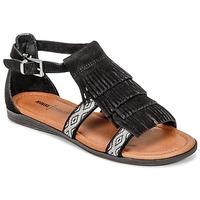 minnetonka maui womens sandals in black