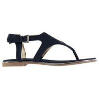 miso embroidered toe post ladies sandals