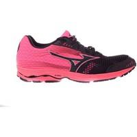 mizuno wave sayonara 3 womens running trainers in black