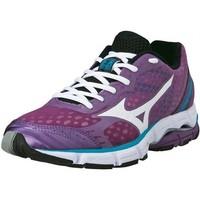 mizuno wave connect womens running trainers in purple