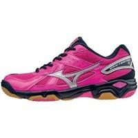 mizuno wave twister 4 womens sports trainers shoes in silver