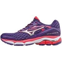 mizuno wave inspire 12 womens running trainers in purple