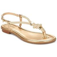 michael michael kors holly womens sandals in gold