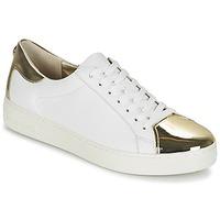 michael michael kors frankie sneaker womens shoes trainers in white