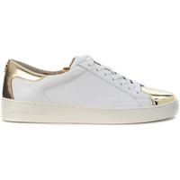 MICHAEL Michael Kors Sneaker Michael Kors Frankie in white and gold leather women\'s Trainers in white