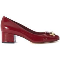 MICHAEL Michael Kors Michael Kors Gloria red patent leather flat shoe women\'s Shoes (Pumps / Ballerinas) in red