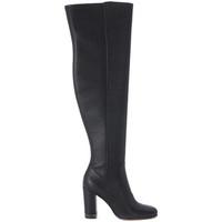 MICHAEL Michael Kors Michael Kors Sabrina boots in black elastic leather women\'s High Boots in black