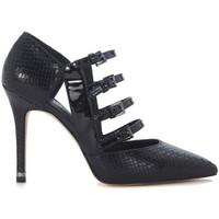 MICHAEL Michael Kors Michael Kors Marta Decolleté in black calf with buckles women\'s Court Shoes in black