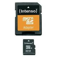 microSDHC card 32 GB Intenso 32 GB Micro SDHC-Card Class 4 incl. SD adapter