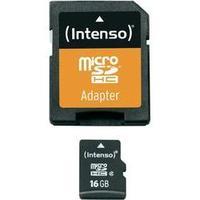 microSDHC card 16 GB Intenso 16 GB Micro SDHC-Card Class 4 incl. SD adapter