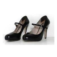 Miu Miu Size 4 Black Ankle Strap Healed Shoes