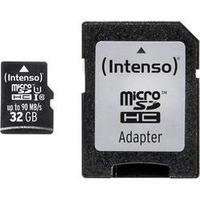 microsdhc card 32 gb intenso professional class 10 uhs i incl sd adapt ...