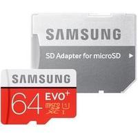 microSDXC card 64 GB Samsung EVO+ Class 10, UHS-I