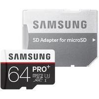 microSDXC card 64 GB Samsung PRO Plus Class 10, UHS-I, UHS-Class 3 incl. SD adapter