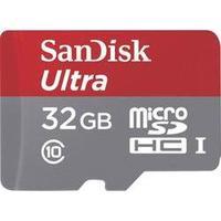 microsdhc card 32 gb sandisk ultra class 10 uhs i incl sd adapter