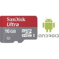 microsdhc card 16 gb sandisk android class 10 uhs i incl sd adapter in ...