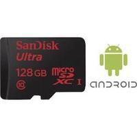 microSDXC card 128 GB SanDisk Android Class 10, UHS-I incl. SD adapter, incl. Android software