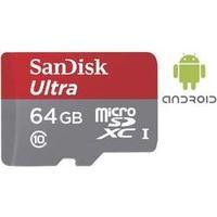 microSDXC card 64 GB SanDisk Android Class 10, UHS-I incl. SD adapter, incl. Android software