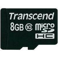 microSDHC card 8 GB Transcend MICRO SDHC KARTE 8GB CL10 Class 10
