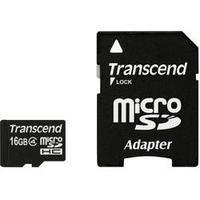 microsdhc card 16 gb transcend standard class 4 incl sd adapter