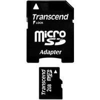 microsd card 2 gb transcend class 2 incl sd adapter