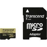 microSDHC card 32 GB Transcend Ultimate (633x) Class 10, UHS-I, UHS-Class 3 incl. SD adapter