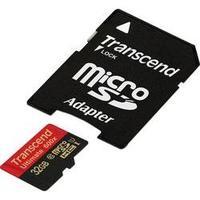 microSDHC card 32 GB Transcend Ultimate (600x) Class 10, UHS-I incl. SD adapter