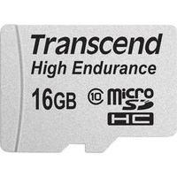 microSDHC card 16 GB Transcend High Endurance Class 10 incl. SD adapter